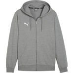 Puma Teamgoal Casuals Hooded Erkek Futbol Ceketi 65859533 Gri