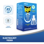 Raid Elektro Likit Yedek 27 ml 45 Gece Süreli Sivrisinek Kontrolü için Etkili Çözüm