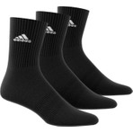 adidas C Spw Crw 3'lü Siyah Çorap Günlük Kullanımda Yumuşak Pamuklu ve Elastik Bilekli