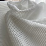 Ak-teksim Kumaş Tekstil Tasarım Beyaz Air File Kumaş Spacer Dolgulu (155cm En) Ayakkabı, Koruyucu Ekipman, Ofis Mobilyası, Çanta