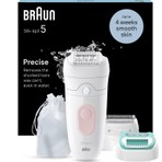 Braun Silk-Épil 5 5-050 Epilatör – Hassas ve Etkili Tüy Alma, Islak/Kuru Kullanım, Acısız Epilasyon