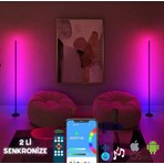 Neeko Glowix 2'li Sese Duyarlı Telefon ve Kumanda Oda Aydınlatma Sistemi SENKRONİZE