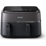 Philips 3000 Serisi Airfryer Çift Hazneli, Rapid Air Plus Teknolojisi, 8 Ayarlı Dijital Ekran, HomeID Uygulaması, NA350/00