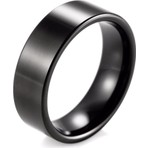 8mm Geniş Düz Model Parlak Çelik Alyans Erkek Kadın Unisex Yüzük cl28
