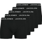 Jack & Jones Erkek Logolu Beli Lastikli 5'li Boxer Paketi - Anthony