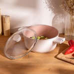 Emsan Swiss Crystal Derin Tencere Pembe 20 cm