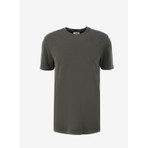 Jeep Haki Erkek Bisiklet Yaka Relaxed T-Shirt C4SM-TST4649