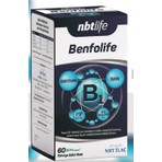 Nbt Life NBTLIFE Benfolife 60 Kapsül Türkiye Menşeli İçeriği: Benfotiamin, Tiamin ile Enerji Desteği