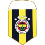 Fenerbahçe 19X24,5 5 Yıldızlı Logo Çub Sarı - Lacivert 1 Adet Özel Tasarım