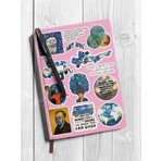 Sweet Twins Accessories Sweet Twins Van Gogh Temalı Laptop Notebook Tablet Sticker Set 8
