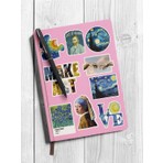 Sweet Twins Accessories Sweet Twins Van Gogh Notebook Tablet Sticker PVC Malzeme ile Özel Kesim Desenli Sticker