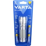 Varta 15638 Gri UV LED Fener 3AAA 8.5 Saat Süreli Şok Dayanıklı Işıldak