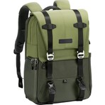 K&F Concept KF13087AV2 Yeşil Sırt Çantası Naylon ve Polyester Malzeme ile Ergonomik Tasarım