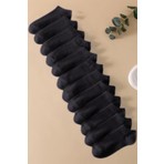 Katia & Bony Unisex 12'li Basic Step Çorap Siyah