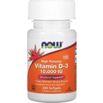 Now Foods  Vitamin D-3  250 Mcg (10 000 Iu)  240 Softgels  Usa