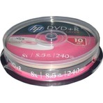 Hp Dvd+R 8.5gb Dual Layer 8x Speed Blank DVD DRDLA00071