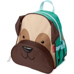 Skip Hop Zoo Pug Sırt Çantası Kahverengi Küçük Boy Hayvan Desenli Ergonomik Tasarım