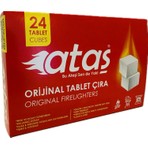 Ataş Bbq Mangal Kömür Tutuşturucu Tablet Çıra 1 Adet Beyaz Renkli Kullanım Kolaylığı