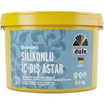 Düfa Diamond Silikonlu İç Cephe ve Dış Cephe Astar Beyaz 3.5 kg Yüksek Kapatıcılık ve Kolay Uygulama