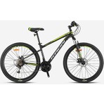 Kron Vortex 4.0 - 27.5  Mtb - 16' - 21 Vites - M.dısc - Mat Siyah-Gri/neon Sarı