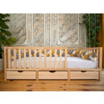 Oppipo Montessori Ahşap Karyola - Montessori Yatak - Montessori Karyola -  -17