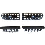 Parçafix Peugeot 301 P301 Citroen C-Elysee Uyumlu Orta Sağ-Sol Havalandırma Izgarası Takım