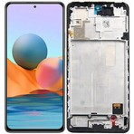 Çelik Pro Xiaomi Uyumlu M2101K6G Redmi Note 10 Pro 4g Ekran LCD Dokunmatik Full Çıtalı Tft
