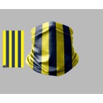 Buffalo Sarı Lacivert Tasarımlı Motorcu Çok Amaçlı Outdoor Boyunluk Unisex Bandana