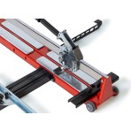 Kristal Favori 1270 mm Seramik Kesme Makinesi - Çelik Bıçak ve Rulmanlı Kol Mekanizması, Siyah-Kırmızı