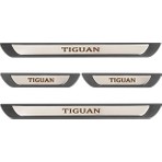 Brsplast Volkswagen Tiguan Uyumlu Kapı Eşiği Krom Abs 4 Parça