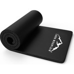 Lord Mountain Premium Pilates Yoga Matı,spor Matı,egzersiz Matı,pilates Minderi,kaymaz TABAN,180X55 cm 10 mm Siyah