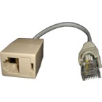 Mykablo RJ45 Çevirici Kablo - RJ45 Erkek - RJ11 Dişi