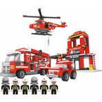 Blx Fire Rescue 21901 İtfaiye İstasyonu 709 Parça Yaratıcı Bloklar