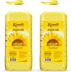 Komili Ayçiçek Yağı 10 lt Pet (Dar Ağız) Türkiye Menşeli Hafif ve Çıtır Kızartmalar İçin