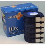 Dymo Letratag Muadili Beyaz Kağıt Şerit Etiket 10'lu Eco Paket Ölçülerle Kullanıma Uygun