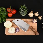 Cavit Inox Almazan Şef Bıçağı Ahşap Saplı Tek Parça Keskin Mutfak Gereci
