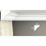 Süs Köşe Dekor Hazır Korniş Önü Strafor Kartonpiyer 10*10CM 2 Metre