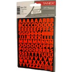 Tanex STC-561 Harf Etiket 10 mm – Neon Kırmızı (2 Syf)