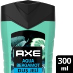 Axe Aqua Bergamot 3 In 1 Duş Jeli 300 ml Ferahlatıcı Etki ile Vücut Saç Yüz Temizliği