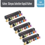 Kahve Dünyası 50 Kapsül Selection Kapsül Kahve Fındık Vanilya Karamel Aromalı Premium Tat Deneyimi