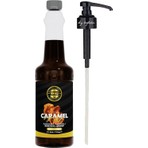 By Tüfekçi Karamel (Caramel) Aromalı Kahve, Pasta ve Kokteyl Şurup 750 ml ve Şurup Pompası Avantajlı Set