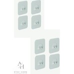 Atacı Home Çok Güçlü Sihirli Yapışkan, Yedek Sticker 8'li, Yeniden Kullanılabilir Güçlü Yapışkan