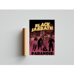 Black Sabbath Tasarım Poster 30 x 42 Çerçevesiz