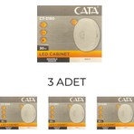 Cata CT-5180 Kablosuz LED Cabınet Mıknatıslı Sensörlü 3’lü Paket 30 lm Işık Yönü