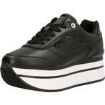 Guess Siyah Kadın Sneaker Dolgu Tabanlı Orta Topuk Ayakkabı FL5HNSPEL12-BLKBL