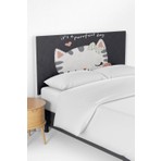 Talia Home Renkli Yıldızlar Desenli Modern Çocuk Yatak Baza Başlık Kılıfı TLABK-244 Paket Yay