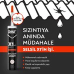 Selsil X1 Montaj Yapıştırıcısı Ms Beyaz 290 ml
