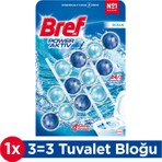 Bref Power Aktiv Okyanus Klozet Temizleyici 3'lü 24/7 Temizlik ve Ferahlık Sağlar