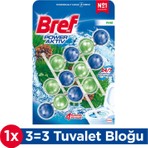 Bref Power Aktiv Wc Blok Trio Çam