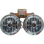 Dı dıt korna 12v roleli super ton büyük 13mm nikel set / SSKO64
